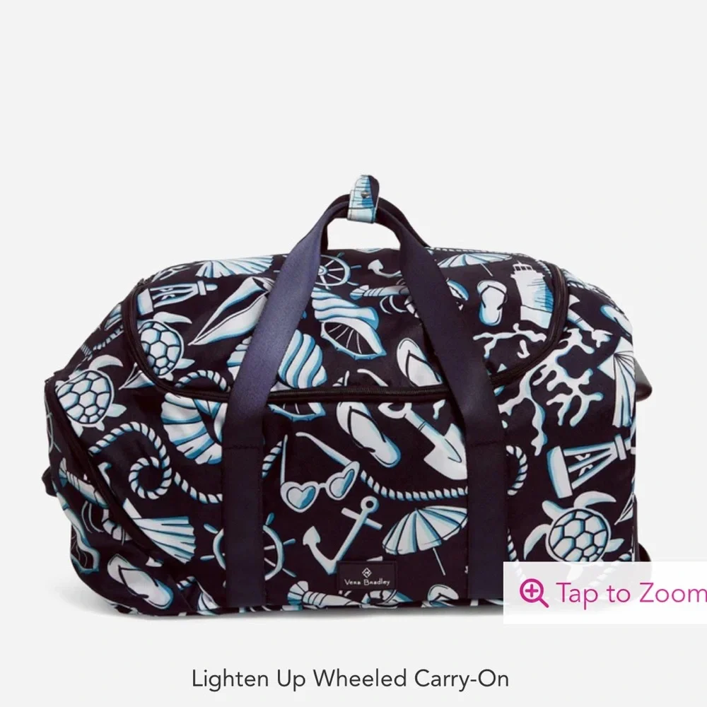 VB  Lighten Up Wheeled Carry-On-Shore Enough NWT